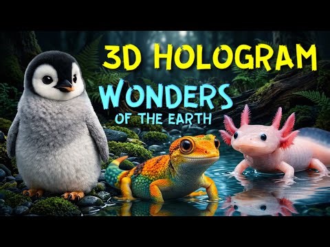 3D Hologram | The Cutest Animals on Earth | Mind-Blowing Wildlife Wonders