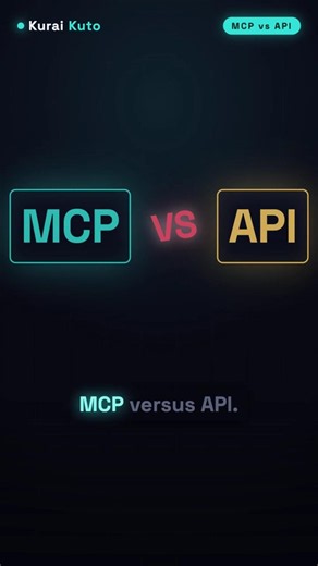 MCP vs API? They're not even the same thing