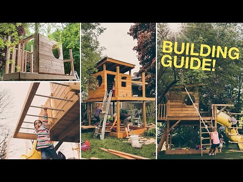 SUPER DUPER PLAYSET pt 2 | How to Build an Outdoor Playset | DIY Playset Plans Building Guide