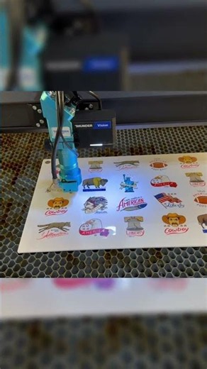Print-and-cut workflow on the Titan. 🎯