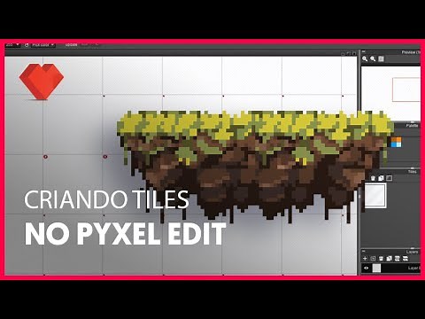 Usando o Pyxel Edit para criar tiles de jogo! | Pixel Art para Criação de Jogos