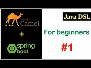 How to create apache camel route in spring boot using java DSL (domain specific language)