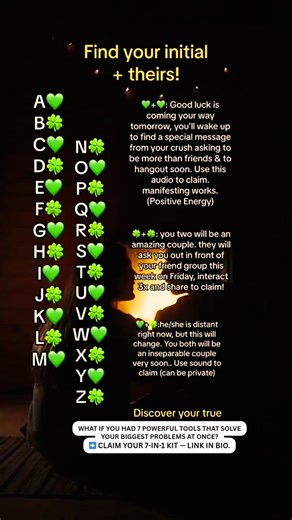 Claim Your All-in-One Manifestation Kit Has Arrived! ✨ You’ve been asking the Universe for a sign — and this is it. 🌌 7 powerful tools are now aligned to unlock your love, money & destiny energy all at once. 💫 💘 Love Energy Rising Your soulmate energy is awakening — you’ll start noticing synchronicities, names, dreams, or random feelings that feel too real to ignore. 💖 Comment “I’M READY FOR LOVE” and open the link in my bio to activate your frequency. 🌕 Moon & Mind Alignment Your emotions 