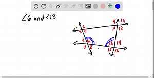 SOLVED:USING STRUCTURE Exercises 15-18, classify the angle pair as… | Numerade