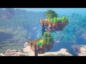 Minecraft - How to Build a Sky Base Tutorial (With Secret Rooms)