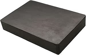 The Beadsmith Rubber Bench Block – Lightweight & Absorbs Impact – Flat Anvil Jewelers Tool – for Wire Jewelry, Stamping & Metalwork – Protect Your Work Surface – 6” x 4” x .75” (152mm x 101mm x 19mm)