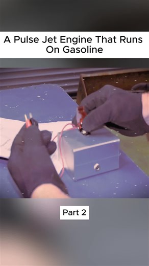 A Pulse Jet Engine That Runs On Gasoline #science #engine #gasoline #fyp