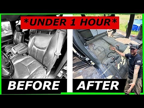 How to Remove Seats from Chevy Silverado/Sierra