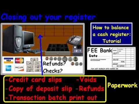How to balance a cash register-Tutorial