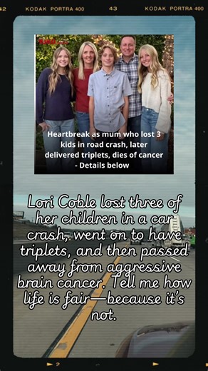On December 29, 2025, Lori Coble found herself trapped in standstill traffic on a busy freeway in Orange County, California. She had been driving home to put her three young children — Kyle Christopher, 5, Emma Lynn, 4, and Katie Gene, 2 — down for a nap. Suddenly, a massive truck slammed into the back of her minivan, creating a horrifying scene of twisted metal and chaos. Despite the immediate response of emergency personnel, tragically, none of the children survived the crash. The devastating 