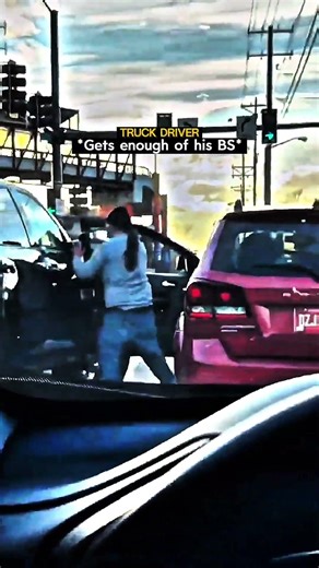 Road Rager Breaks Trucks Side Mirror