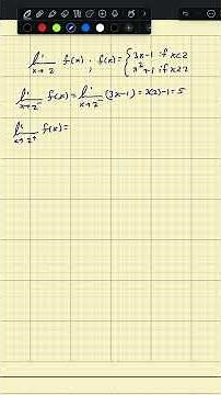 Limit Of A Piecewise Function #limit #piecewisefunction