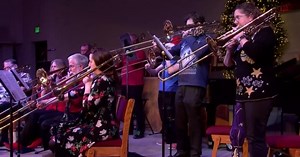 Trombone Christmas takes the stage (by horn)