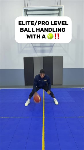 ELITE BALL HANDLING WORKOUT🎾‼️ #xftraining #tutorials #basketball #ballhandling #tennisball