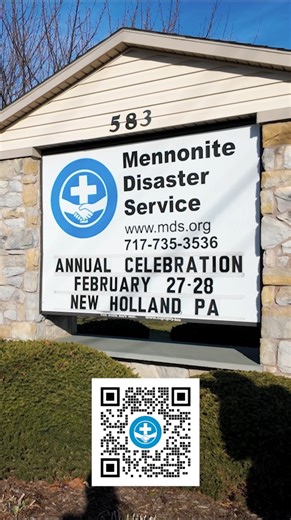 There's a family reunion happening in February, and you're invited. It's the Mennonite Disaster Service Annual Celebration! Sharing stories, singing praise, and enjoying home-cooked meals. MDS welcomes you to join us for the 2026 annual celebration on February 27th and 28th at Riehl's Construction in New Holland, PA (233 Quality Cir., New Holland, PA 17557). Registration closes on February 11th, so act fast and secure your spot before all seats are filled. Information and Registration Here: http