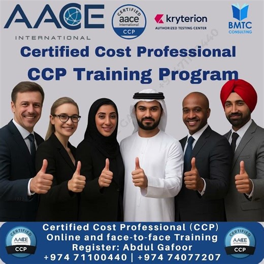 Master Project Cost Control 💰 CCP® Certification Qatar 2026