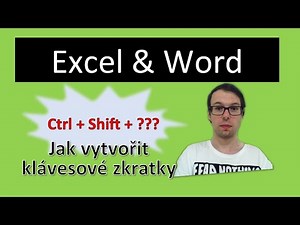 Excel a Word: Vytvořte si vlastní klávesové zkratky