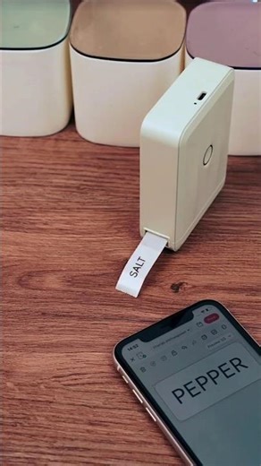 Portable Label Printer: Print Stickers Instantly!🏷️
