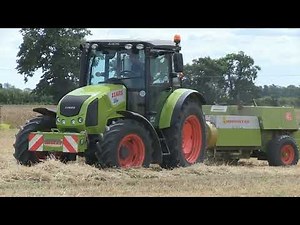 CLAAS AXOS 320 AND CLAAS MARKANT 65 BALER