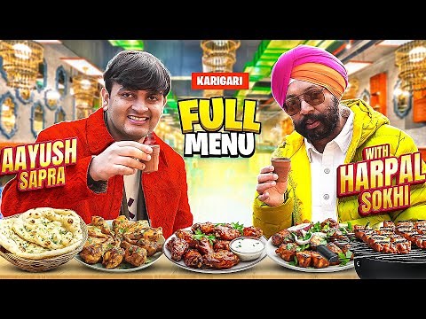 Trying Chef Harpal Restaurant Full Menu