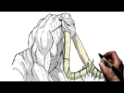 How To Draw Behemoth | Step By Step | Monsterverse