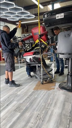 1961 koken barber chair restoration