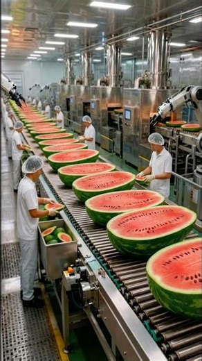 This Watermelon Juice Factory Is Insane 🍉 #shorts