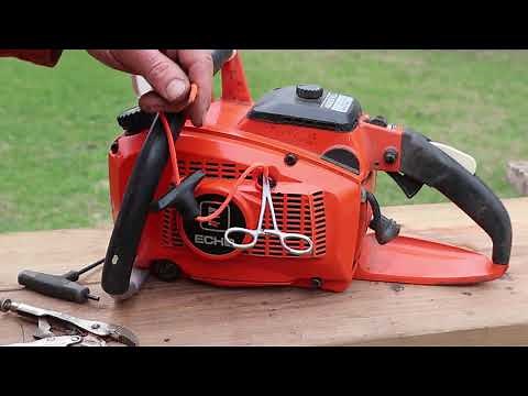 Novice Echo Chainsaw Recoil Repair