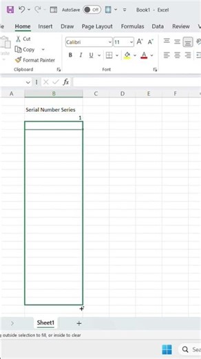 Ms Excel serial number lagne ka shortcut tarika | Computer Gyan | #shorts