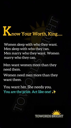 Know Your Worth, King...🤴🏻 ✨️ #lifequotes #motivation #deepthoughts #inspiration #viral #quotes