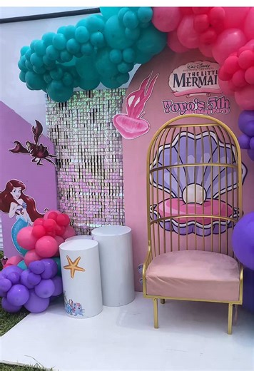 The Little Mermaid Theme for Kids' Birthday Party