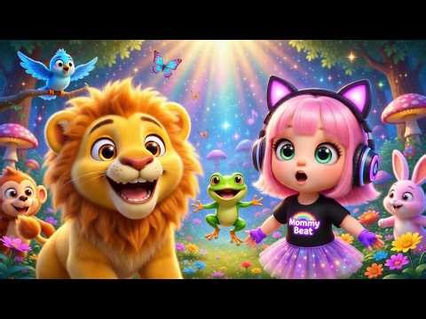Colorful Animals Forest 🌈 Learn Colors with Animals | Mommy Beat Kids Song