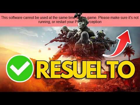 Este software no se puede utilizar al mismo tiempo que el juego Solucion (Battlefield, FC 25 )🎮🔥
