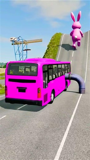 Low Pipe Smash Test 💥🚍 Buses & Dumpers | BeamNG