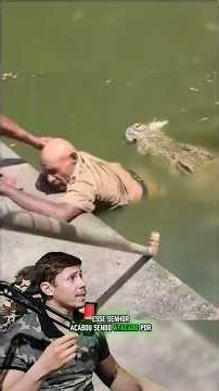 THE CROCODILE ATTACKED THE HANDLER