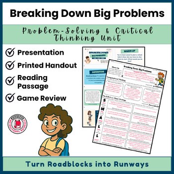 Breaking Down Big Problems | Middle School SEL Lesson (Grades 6–8)