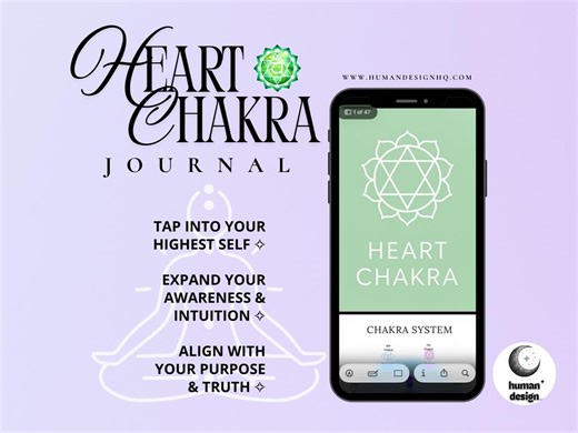 Heart Chakra Journal | Self Love Workbook | Emotional Healing PDF | Guided Reflection Digital Download - Etsy