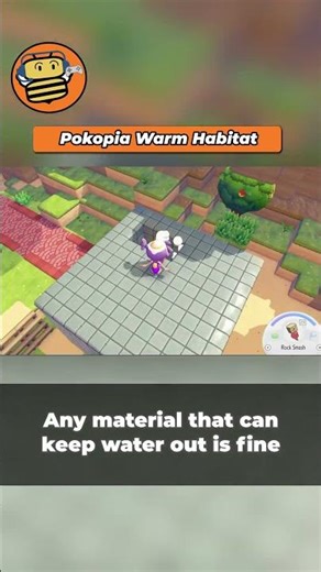 Make the climate WARM in Pokopia!