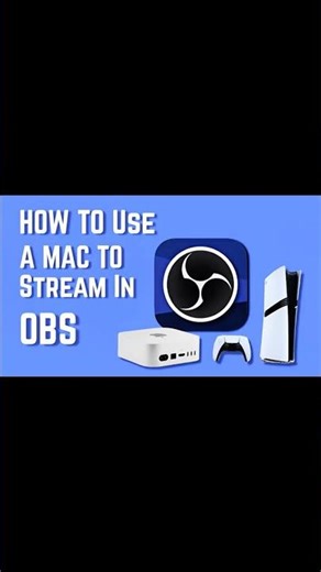 HOW TO STREAM IN OBS using a Mac!!! #howto #youtubeshorts #obs