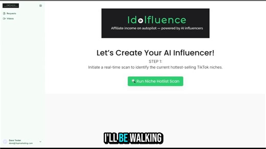 Idolfluence Onboarding Tutorial