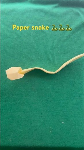 This PAPER SNAKE Will Blow Your Mind! 🐍📄 (Easy & Fun DIY)