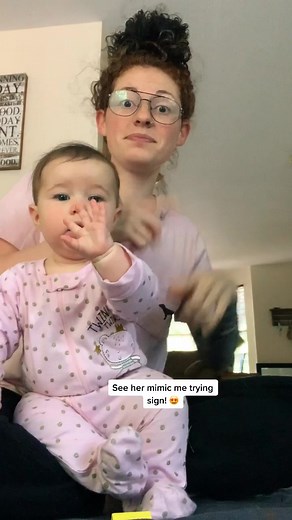 heres how we teach our daughter sign language! #asl #signlanguage #baby #languagelearning