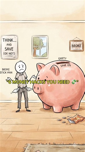 Save More Money With These 6 Simple Tricks || Do These 6 Things To Save Money Fast #savemoney #money