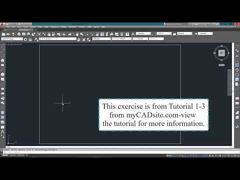 AutoCAD Tutorial Lesson 1-3 Assignment 2 (Complete Beginners Course)