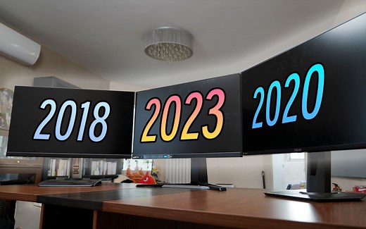 实拍对比 | 2K高刷显示器在2018年到2023年到底进步了多少？