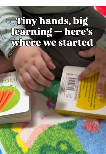Starting your baby’s reading journey? 📚✨ This beginner book set covers ABC, numbers, colors, animals & more — perfect for tiny hands 🤍 Comment BOOKS and I’ll send you the link 🔗 Save this for later, mama 💛 #newmom #babylearning #toddlerbooks #earlylearning #momsoftiktok