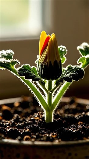 🌼✨ Gerbera Daisy – Cheerful Blooming Time-Lapse 🌿💛