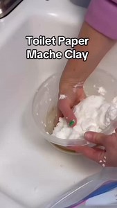 2.4K views · 6.7K reactions | DIY Paper Mache Clay Using Toilet...