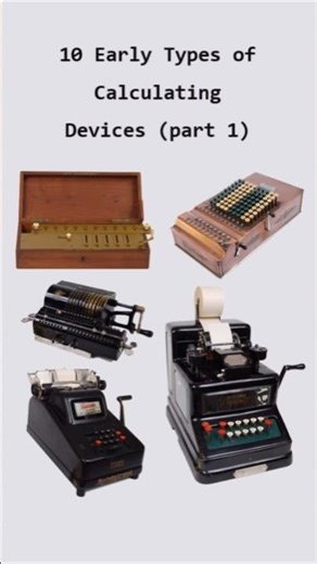 (1) 10 Early Types of Calculator #calculator #history #computer #수학 #역사