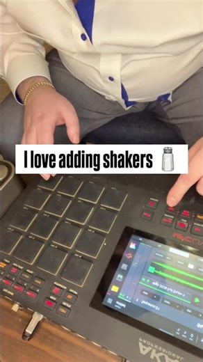 Adding shakers to this beat on MPC Live II
